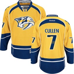 Nashville Predators Matt Cullen Official Gold Reebok Authentic Adult Home NHL Hockey Jersey