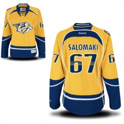 Nashville Predators Miikka Salomaki Official Gold Reebok Premier Women's Alternate NHL Hockey Jersey