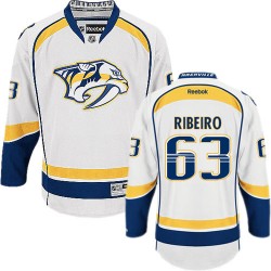 Nashville Predators Mike Ribeiro Official White Reebok Premier Adult Away NHL Hockey Jersey