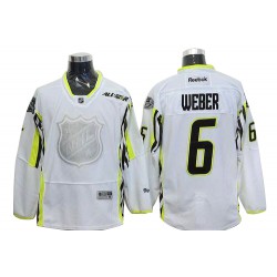 Nashville Predators Shea Weber Official White Reebok Authentic Adult 2015 All Star NHL Hockey Jersey