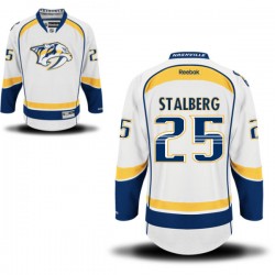 Nashville Predators Viktor Stalberg Official White Reebok Premier Adult Away NHL Hockey Jersey