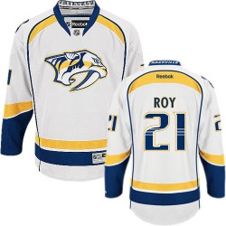 Nashville Predators Derek Roy Official White Reebok Authentic Adult Away NHL Hockey Jersey