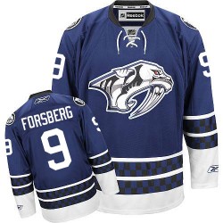 Nashville Predators Filip Forsberg Official Blue Reebok Authentic Adult Third NHL Hockey Jersey
