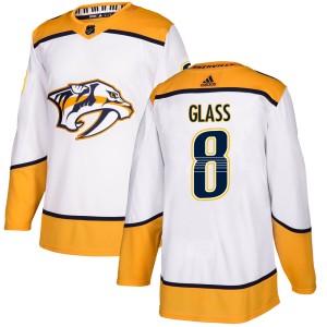 Nashville Predators Cody Glass Official White Adidas Authentic Adult Away NHL Hockey Jersey