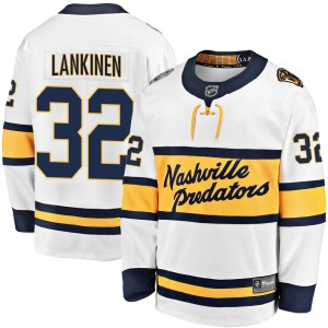Nashville Predators Kevin Lankinen Official White Fanatics Branded Breakaway Adult 2020 Winter Classic Player NHL Hockey Jersey