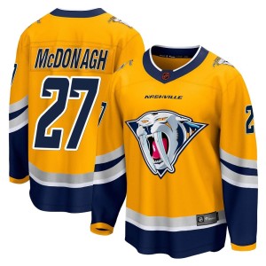 Nashville Predators Ryan McDonagh Official Yellow Fanatics Branded Breakaway Youth Special Edition 2.0 NHL Hockey Jersey