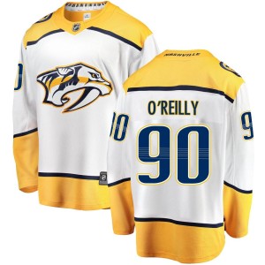 Nashville Predators Ryan O'Reilly Official White Fanatics Branded Breakaway Youth Away NHL Hockey Jersey