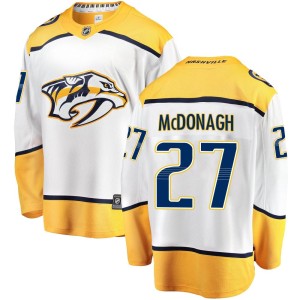 Nashville Predators Ryan McDonagh Official White Fanatics Branded Breakaway Adult Away NHL Hockey Jersey