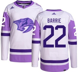 Nashville Predators Tyson Barrie Official Adidas Authentic Adult Hockey Fights Cancer NHL Hockey Jersey