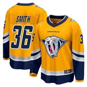 Nashville Predators Cole Smith Official Yellow Fanatics Branded Breakaway Adult Special Edition 2.0 NHL Hockey Jersey
