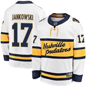 Nashville Predators Mark Jankowski Official White Fanatics Branded Breakaway Youth 2020 Winter Classic Player NHL Hockey Jersey